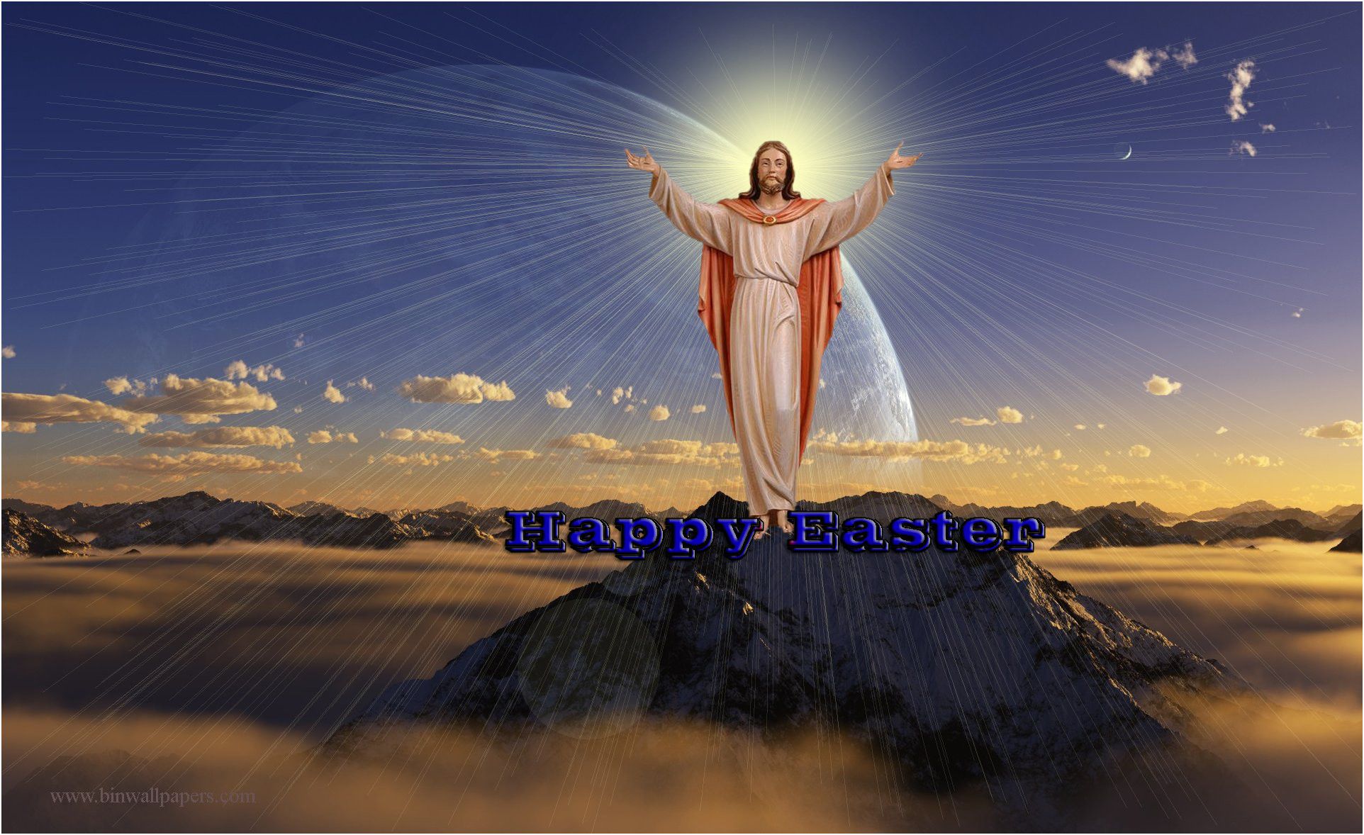 Religious Easter Backgrounds happy easter cross HD wallpaper  Pxfuel