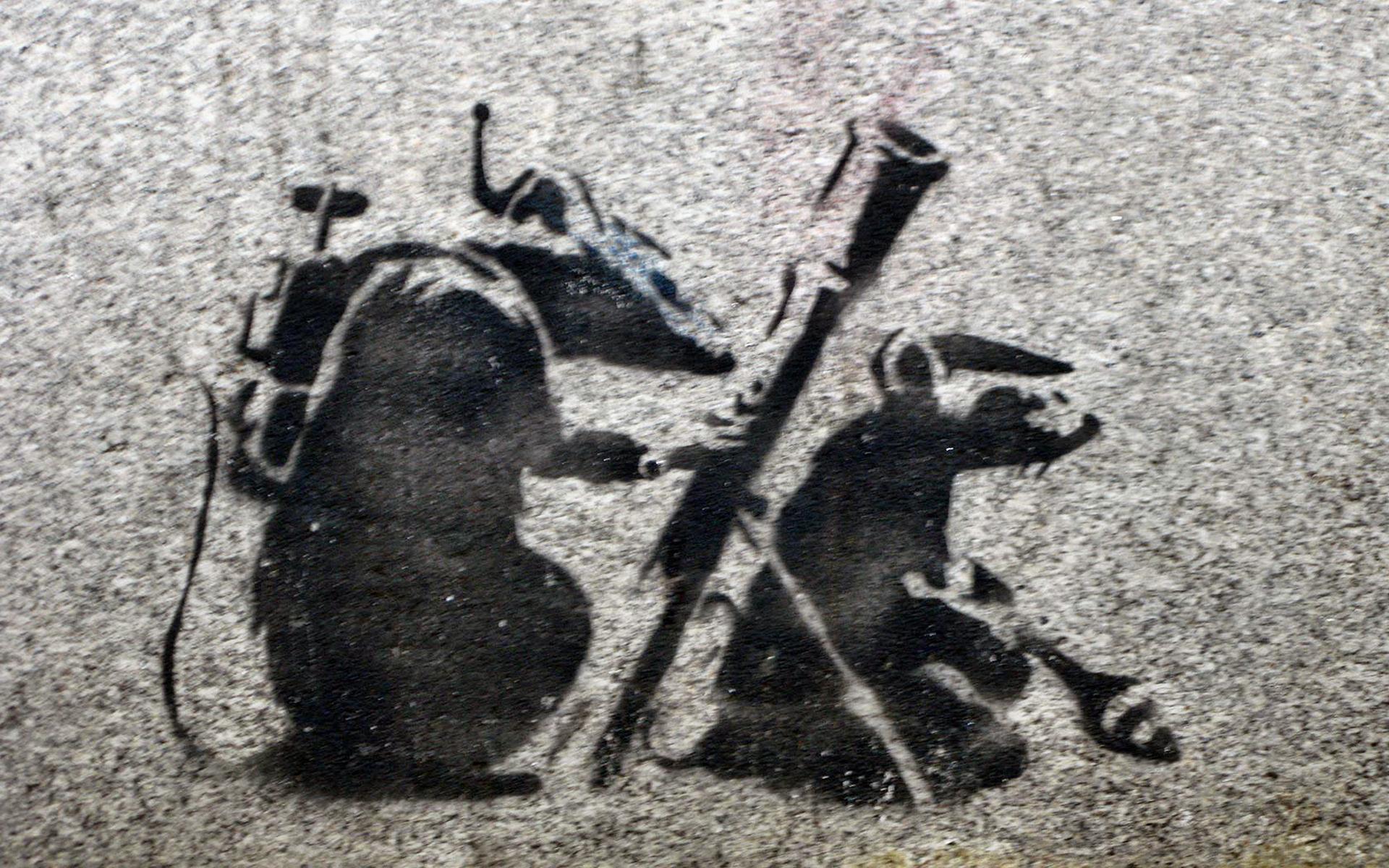 Banksy Art Wallpapers On Wallpaperdog