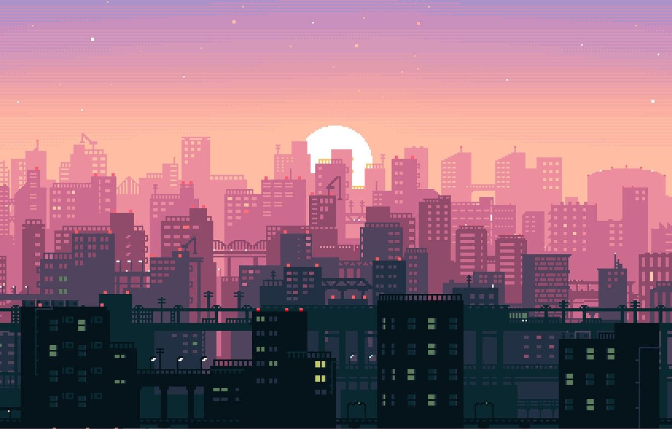 8 Bit Synthwave Wallpapers On Wallpaperdog