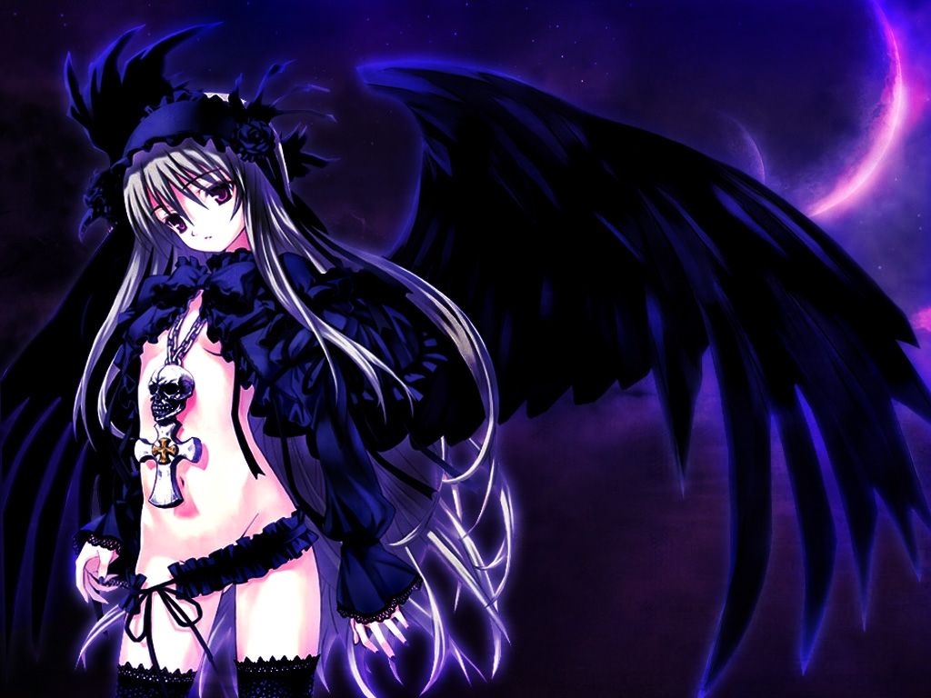 Download Anime Boy Dark Angel Of Death Wallpaper