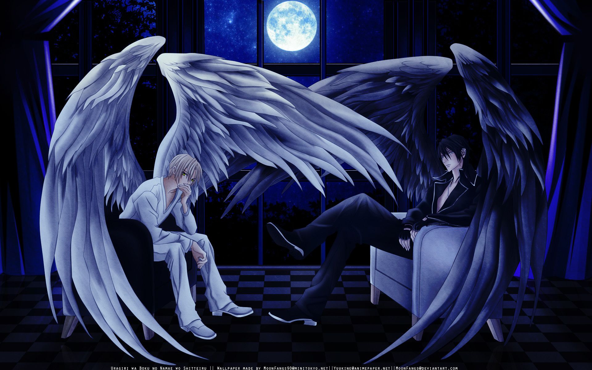 Mobile wallpaper: Anime, Angel, 1344381 download the picture for free.