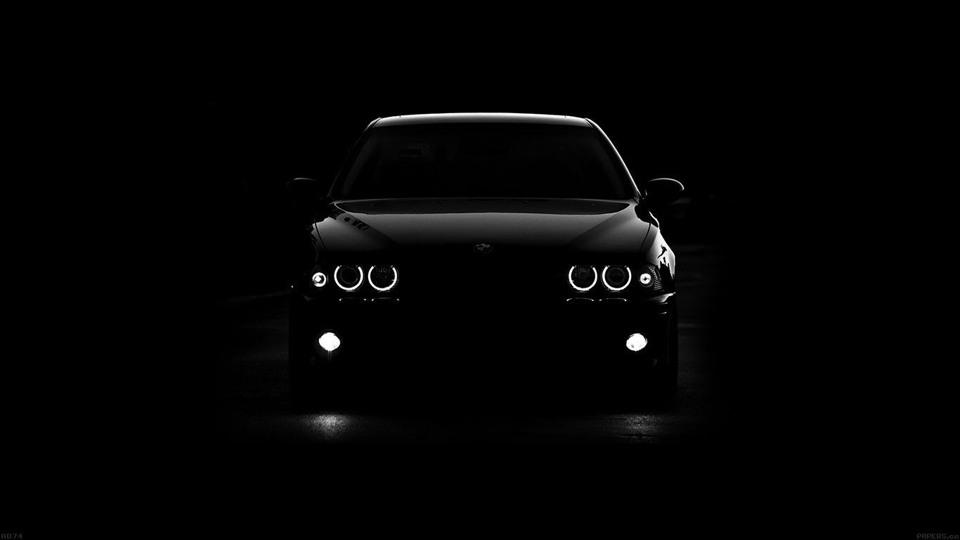BMW e34 в темноте