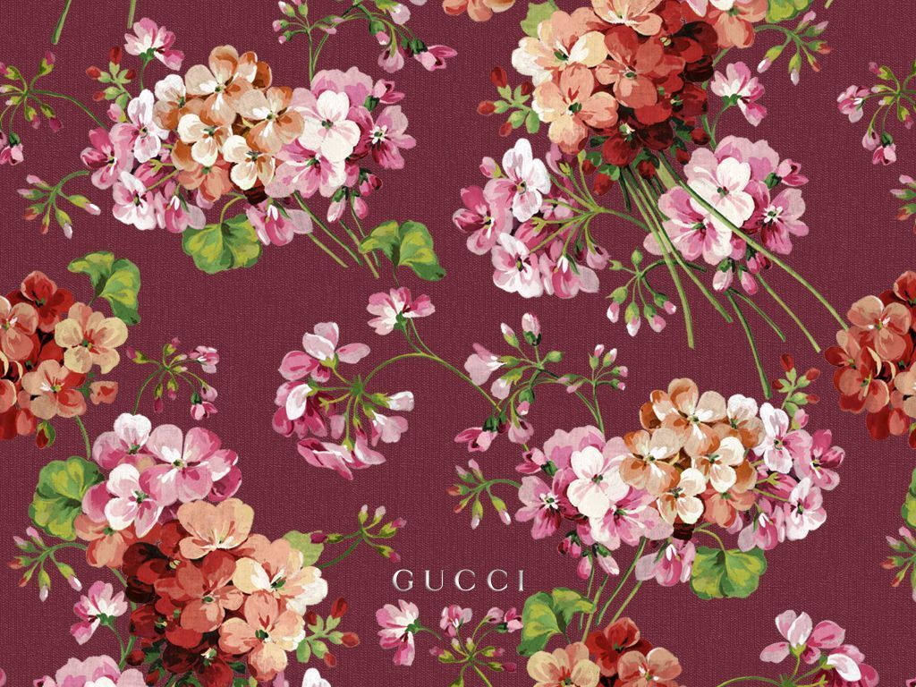 Gucci floral-print Wallpaper - Farfetch