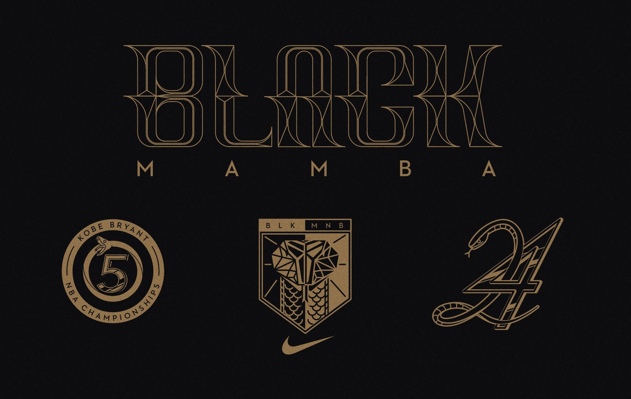 kobe bryant black mamba logo wallpaper
