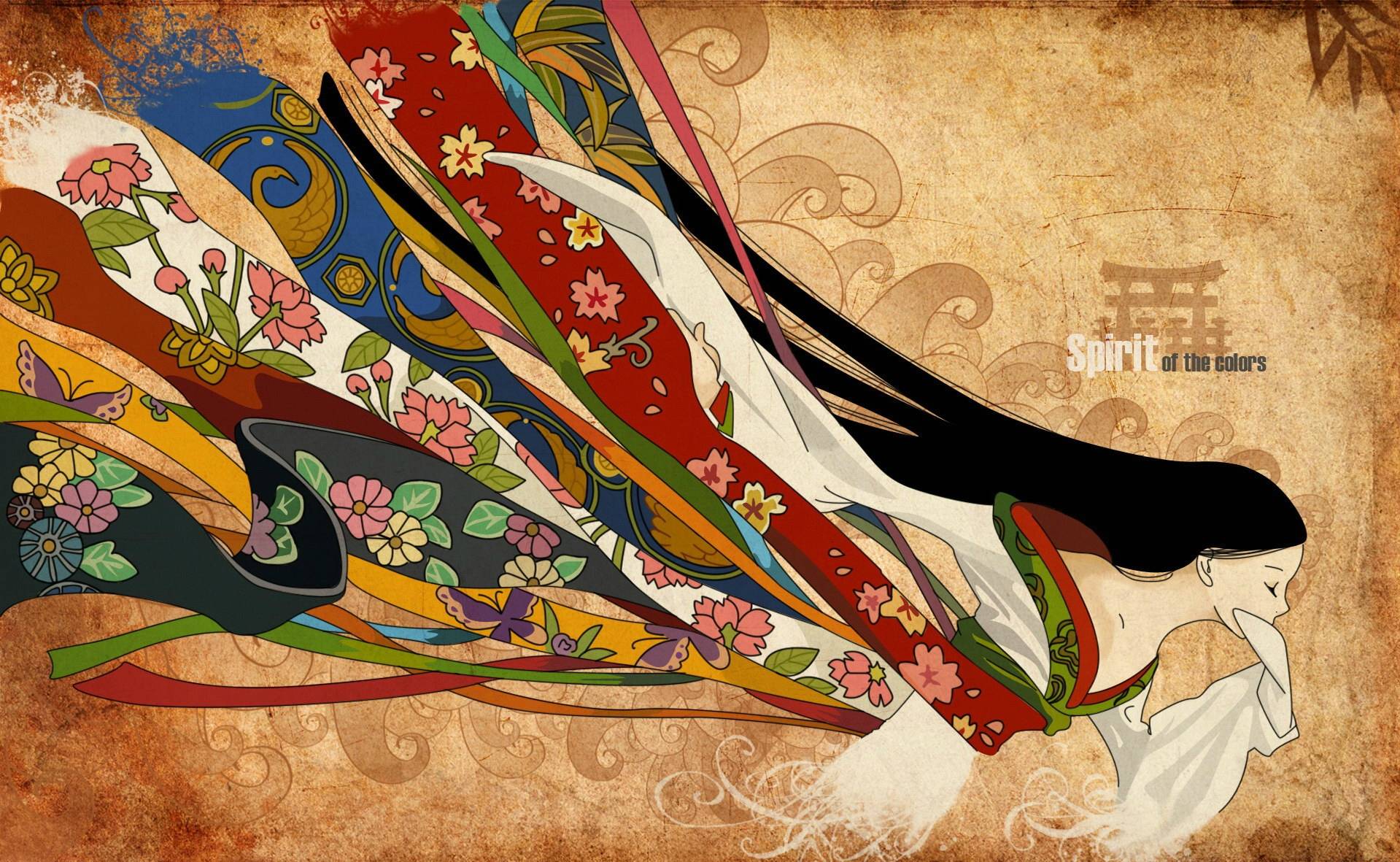 traditional japanese art koi wallpaper