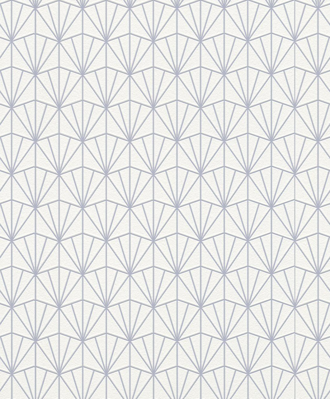 Arthouse Geometric 3D Triangle White/Grey Metallic Wallpaper 902905 