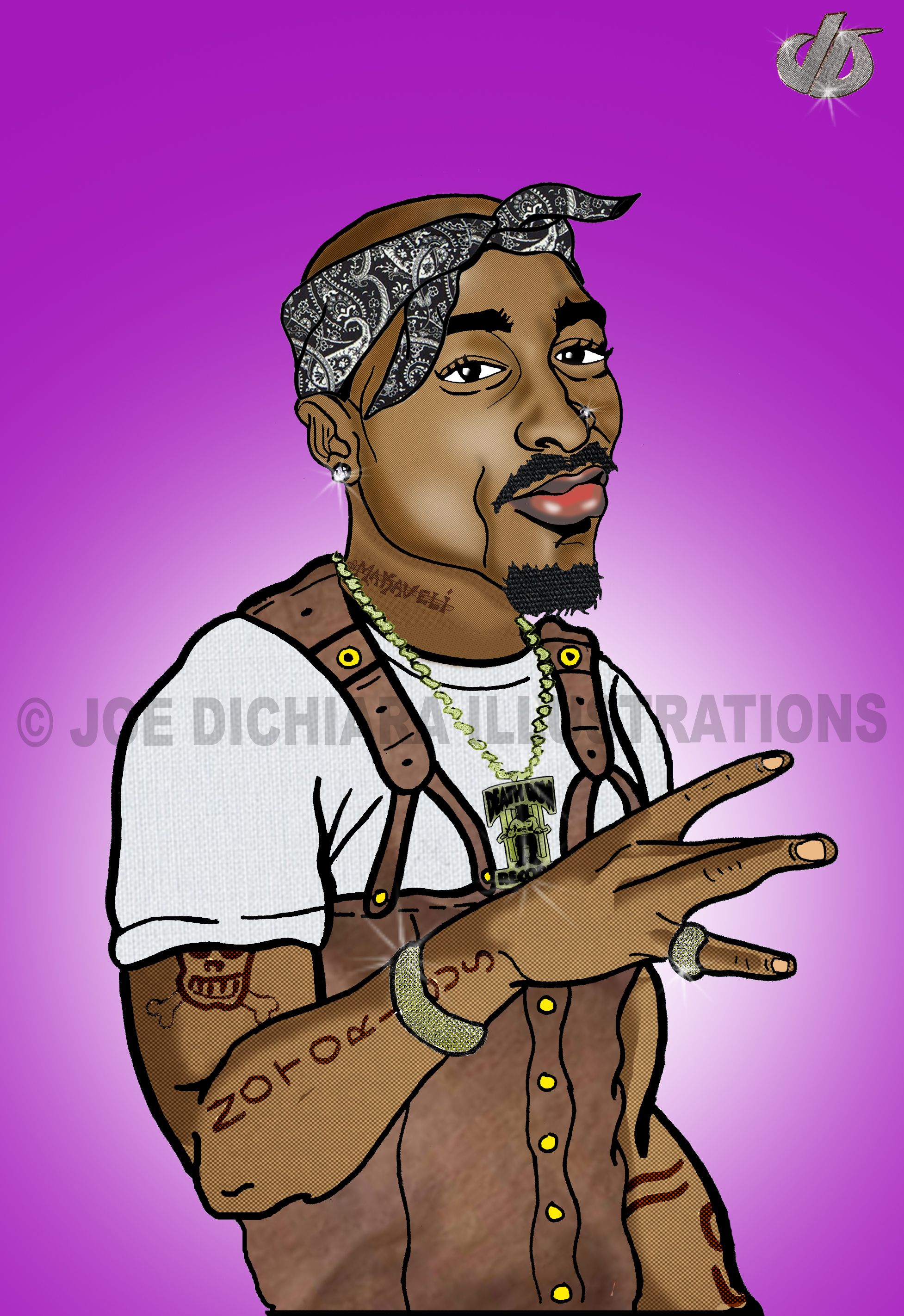 Tupac Cartoon Wallpapers on WallpaperDog