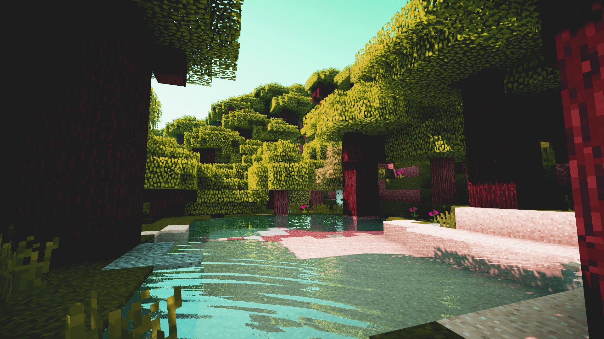 minecraft with shaders