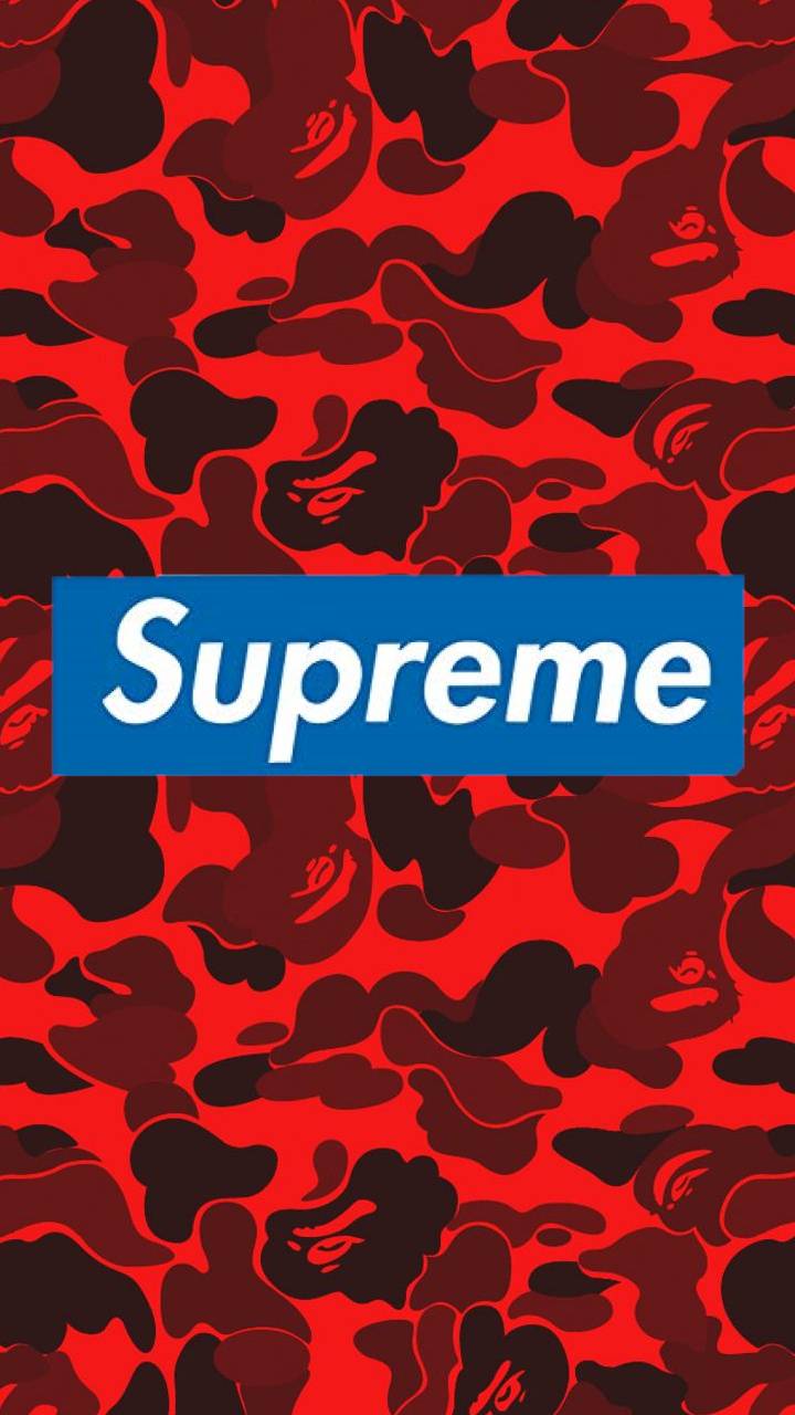 Background Blue Supreme Wallpaper / Supreme In Blue White Dots