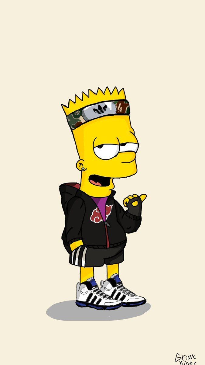 Bart Simpson as Xxxtentacion Wallpapers on WallpaperDog