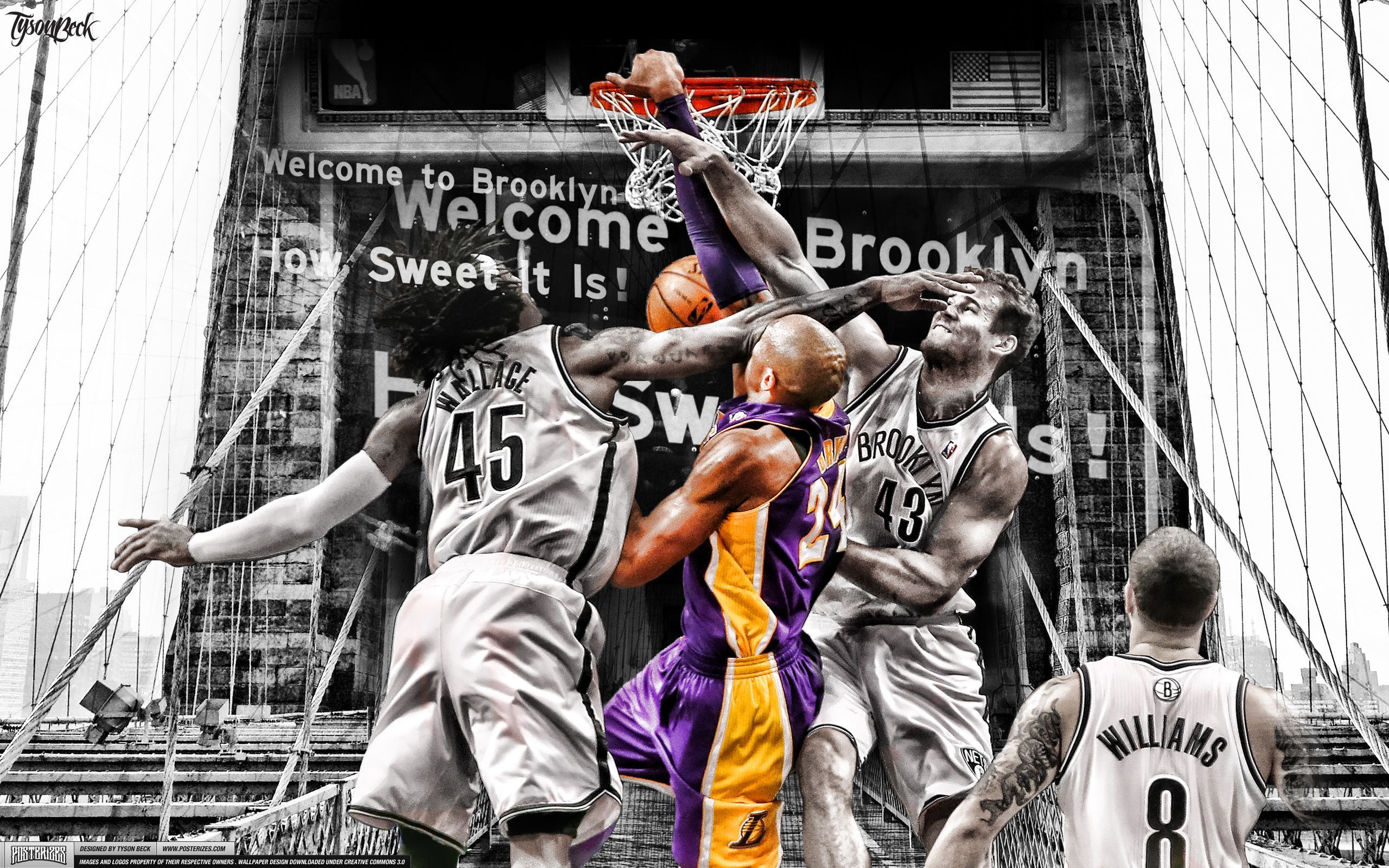 Download Kobe Bryants Signature Dunk Over Dwight Howard Wallpaper   Wallpaperscom