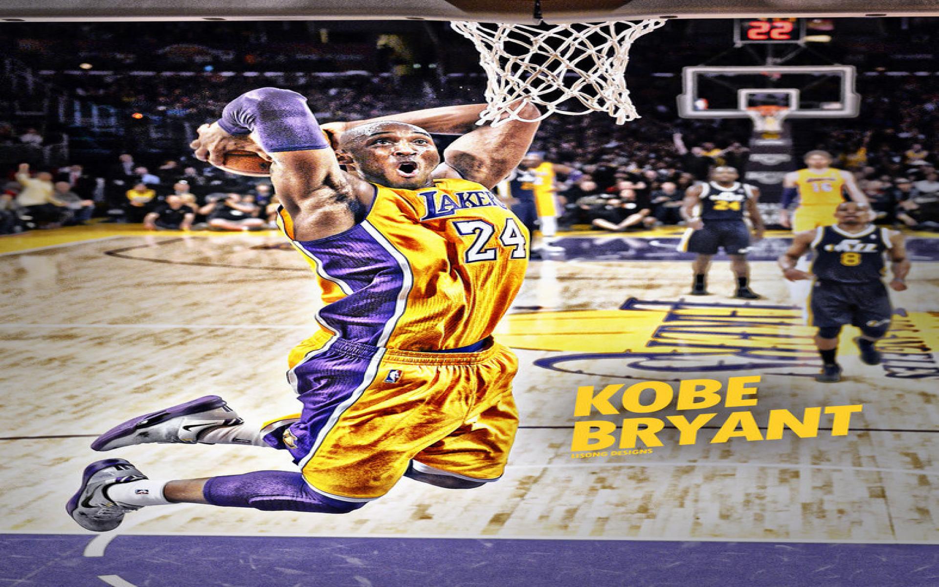 HD wallpaper nba basketball kobe bryant dunk basketball player Sports  Basketball HD Art  Wallpaper Flare