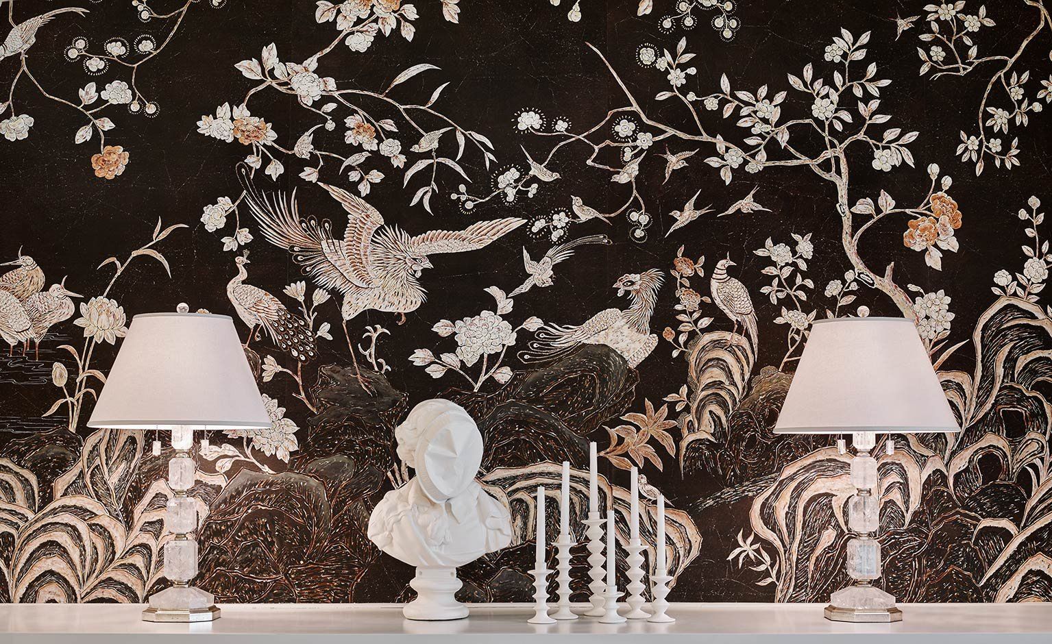 Black Chinoiserie Wallpapers on WallpaperDog