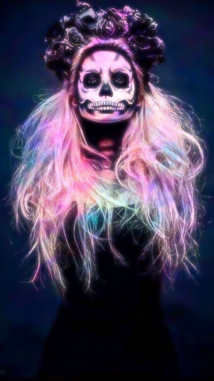 girly skull backgrounds tumblr