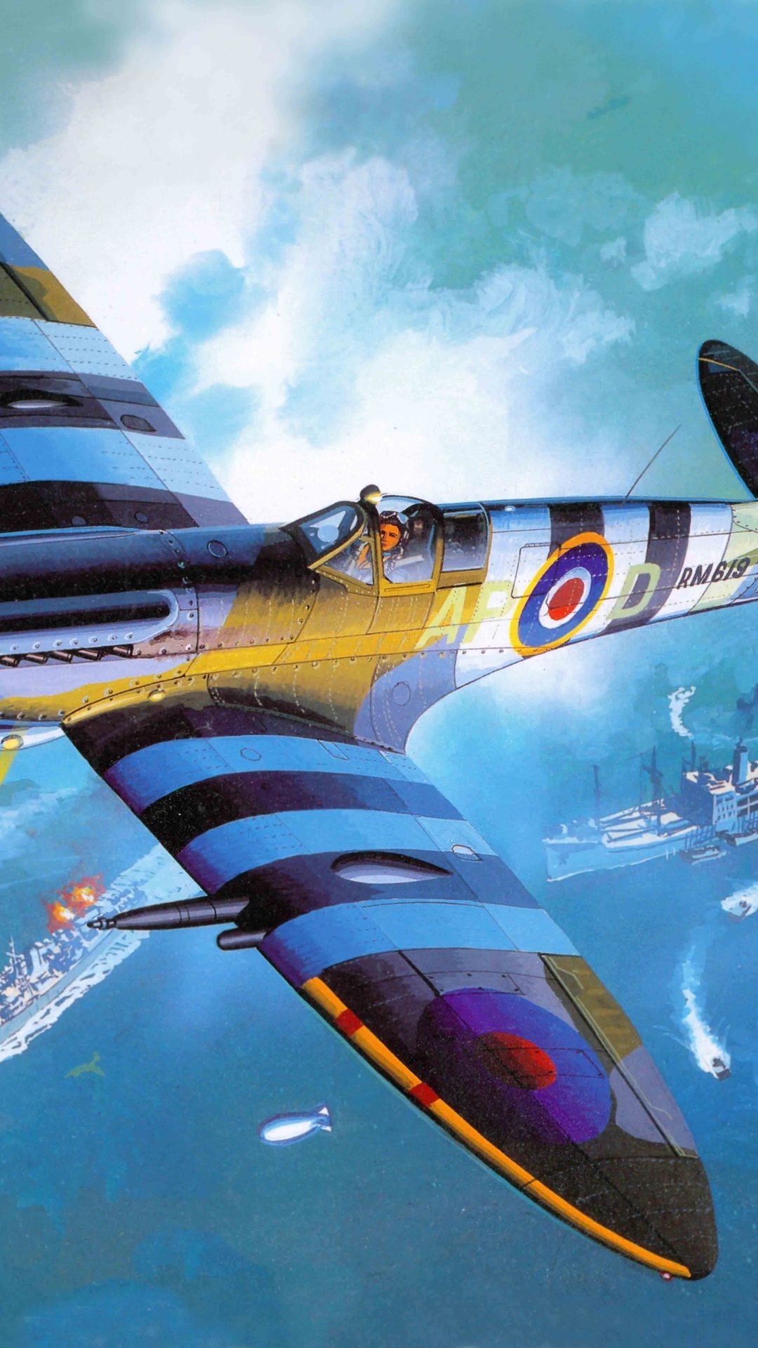 spitfire plane wallpaper