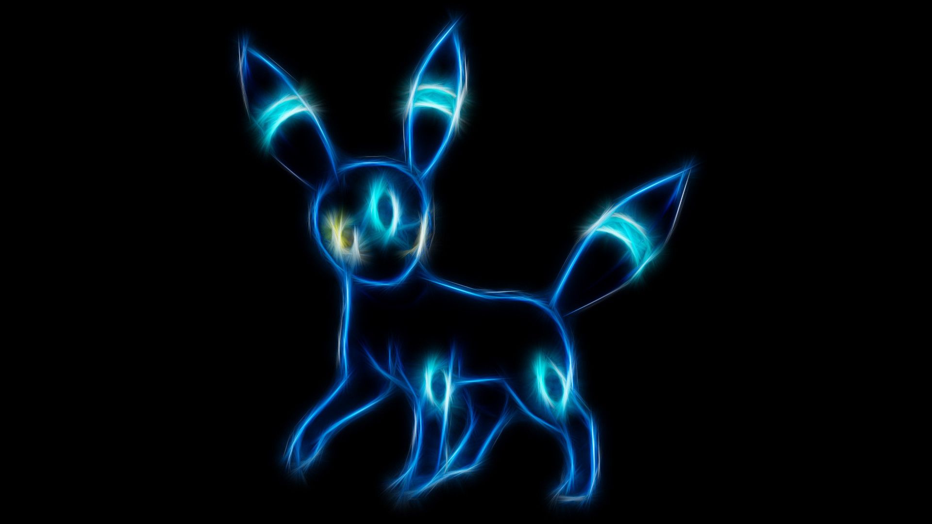 Eeveelution Shiny - Almost Minimalist Wallpaper by LeoRenahy on