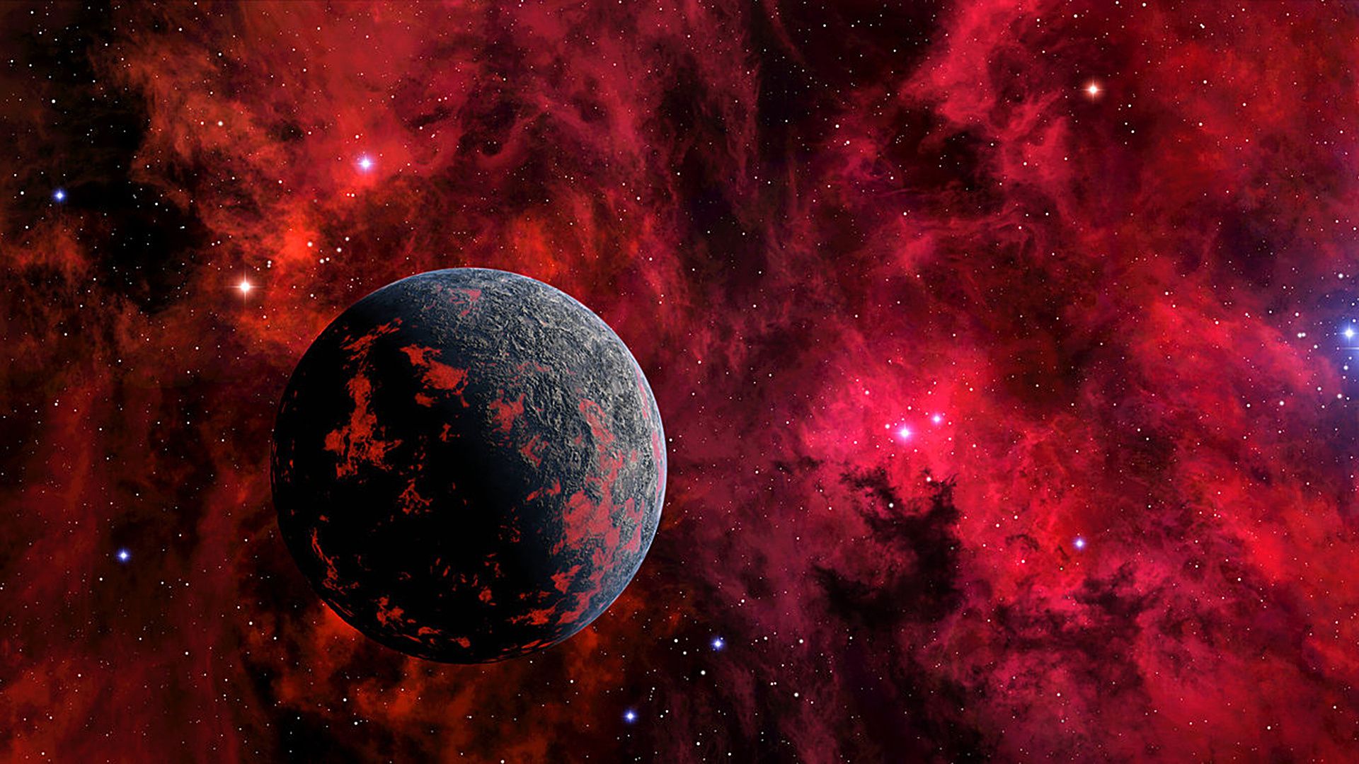 Hình nền vũ trụ đỏ: Chỉ cần với một cái nhìn đầu tiên, bạn sẽ không thể rời mắt khỏi những hình ảnh đẹp lung linh của vũ trụ đỏ rực. Hãy để bức ảnh truyền tải cho bạn sự lớn lao và phong cách độc đáo của nó.