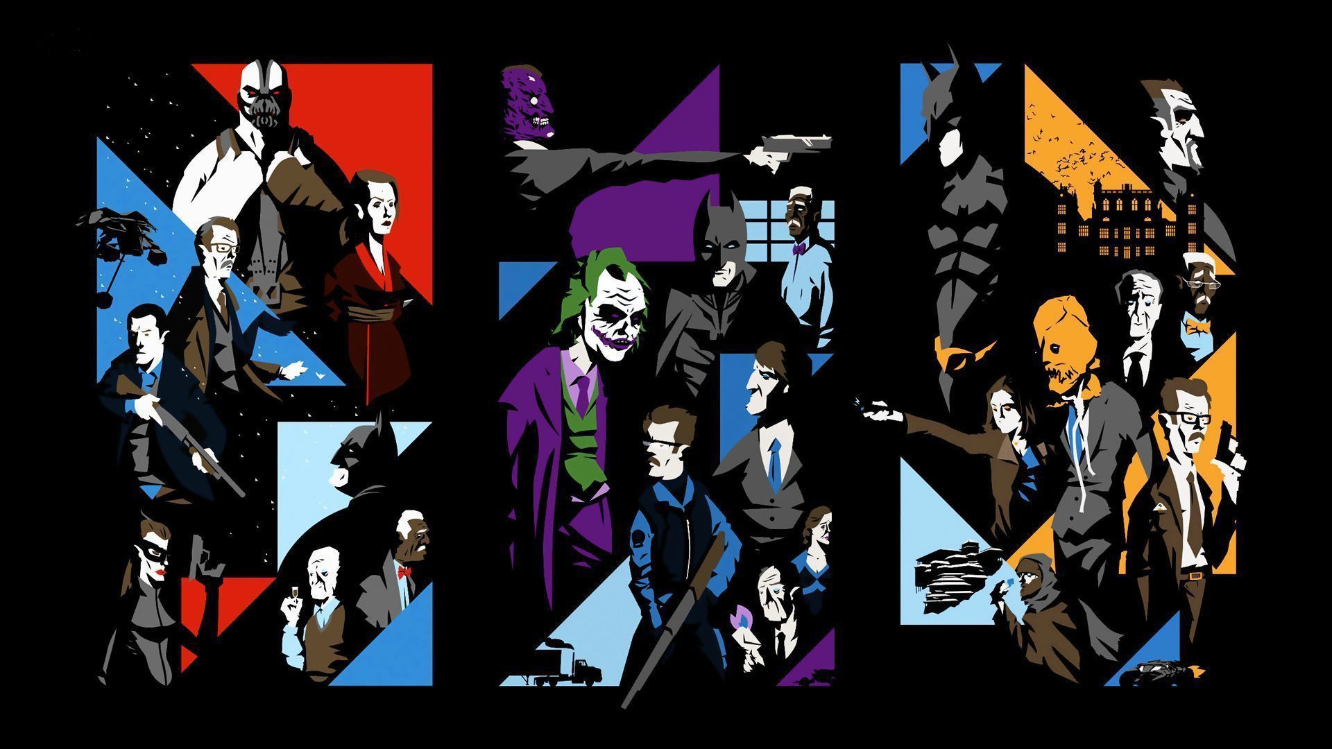 Batman Villains Joker Scarecrow Clayface Two Face Mr Freeze DC Comics 4K  Wallpaper 42976
