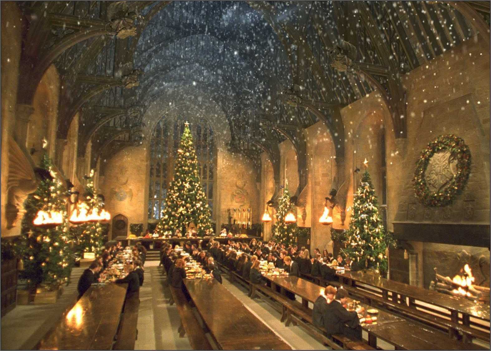 Bạn yêu thích toàn bộ thế giới phù thủy của Harry Potter? Hãy truy cập vào WallpaperDog để tải ngay hình nền Giáng sinh Hogwarts đầy kỳ diệu. Hình ảnh sẽ mang đến cho bạn không khí tươi vui và ấm áp của mùa Giáng sinh, cùng với cảm giác ngập tràn niềm vui khi thưởng thức bữa tiệc tại phòng ăn lớn Hogwarts.