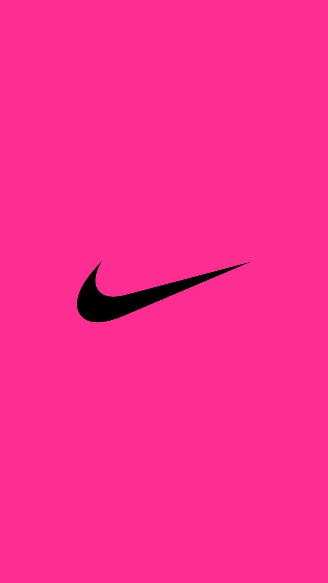 pink nike check