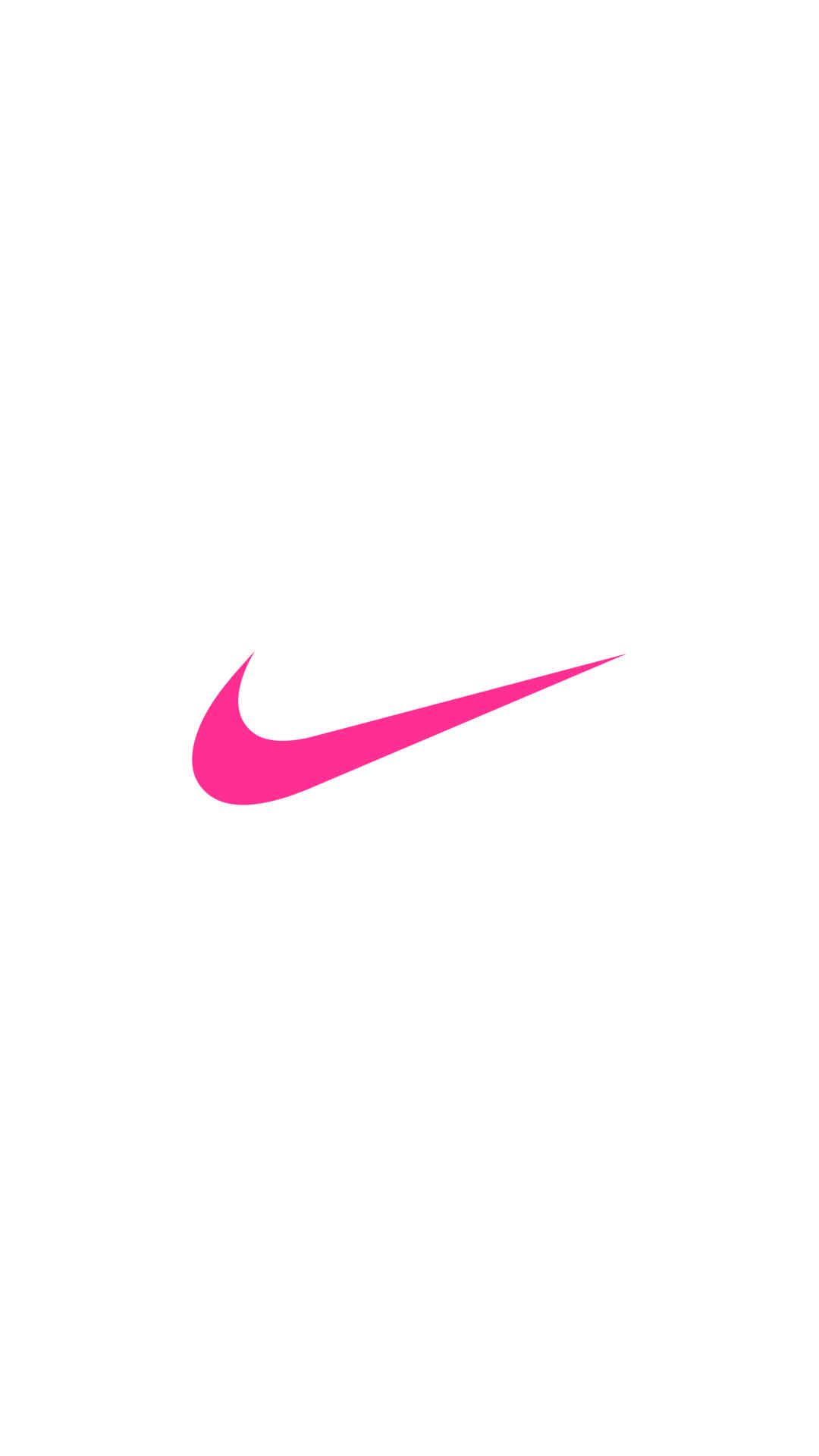 Download A Pink And White Pattern With Nike Logos Wallpaper  Wallpaperscom