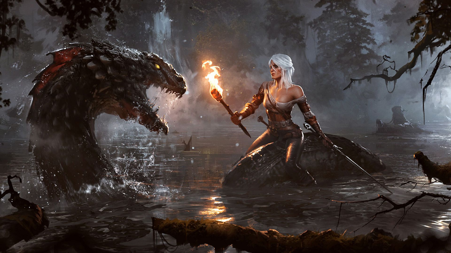 The Witcher 3 Mermaid Wallpapers on WallpaperDog