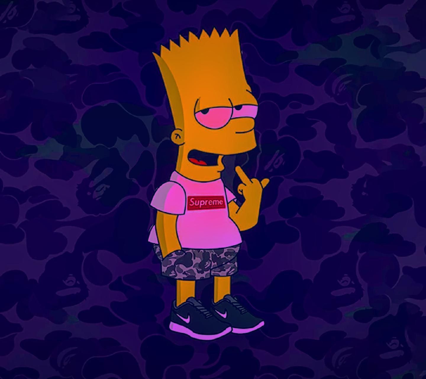 Featured image of post View 18 Bart Simpson Supreme Wallpaper For Computer