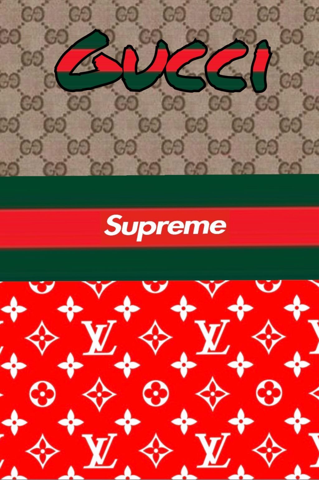 48+] Gucci iPhone Wallpaper Supreme