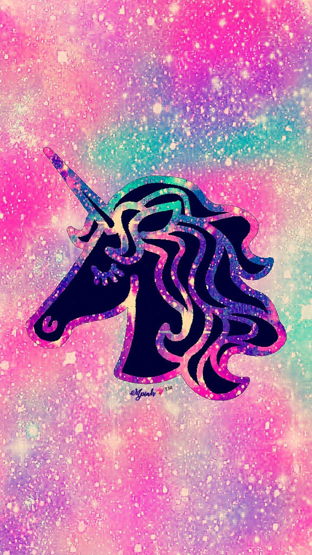 Unicorn silhouette - Wallpaper