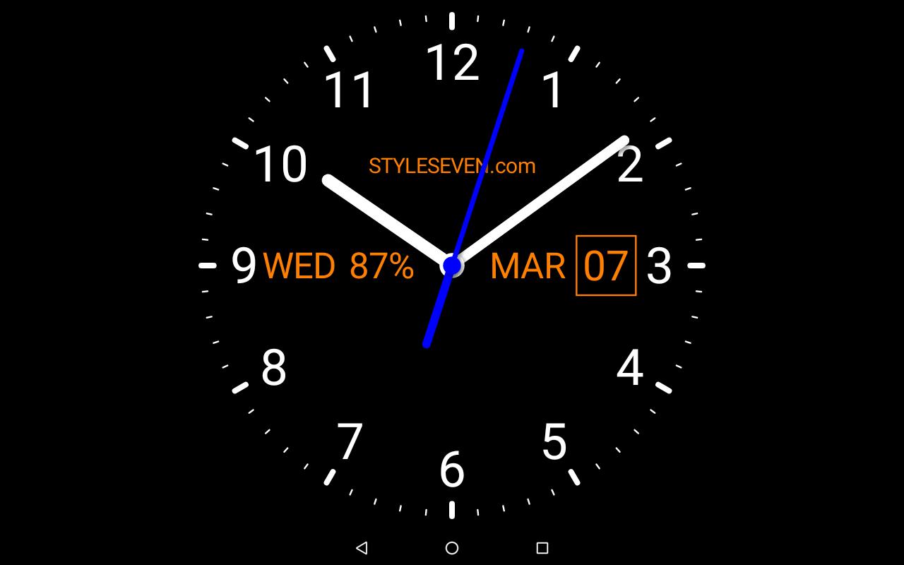 free download screen digital clock