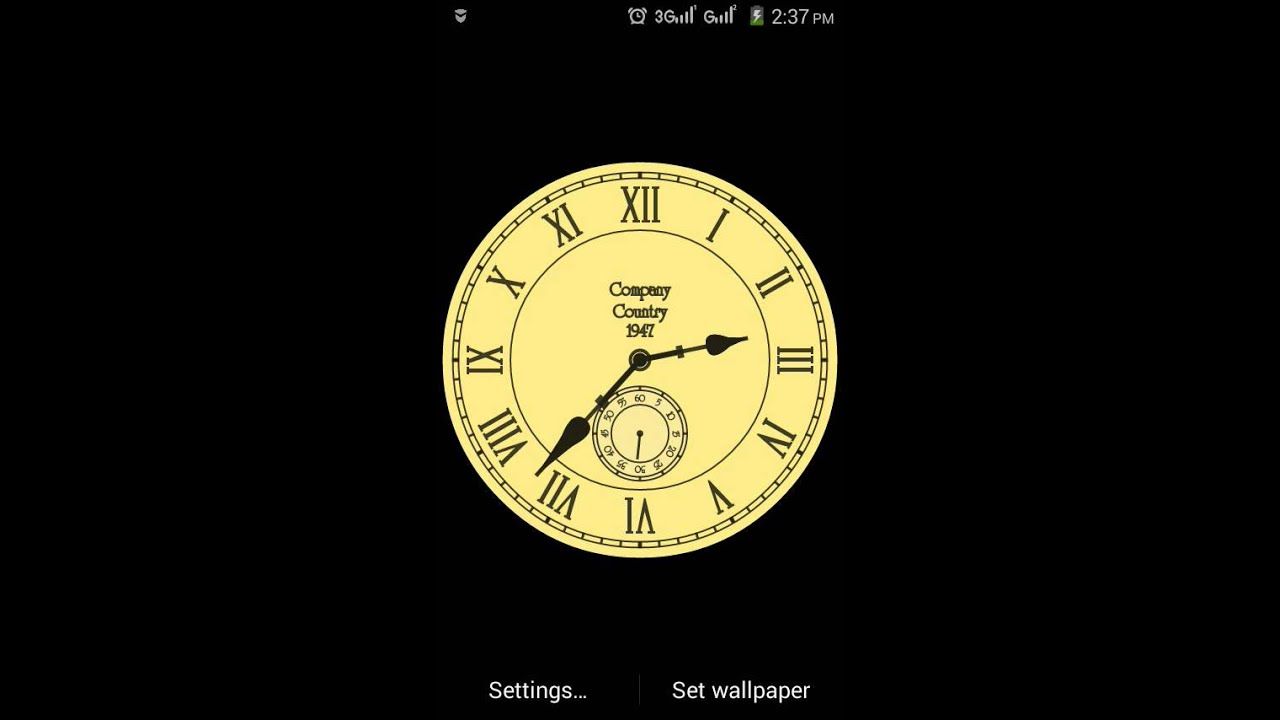 Analog Clock Live Wallpaper  Digital Clock APK for Android Download
