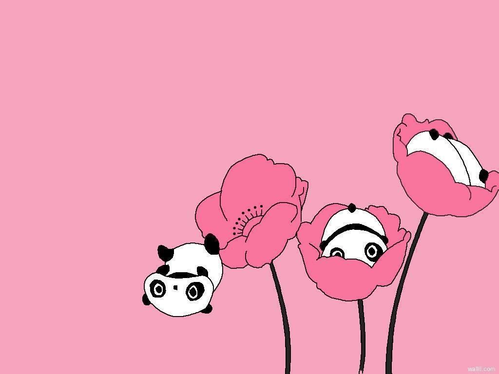 Kawaii Cute Panda Wallpapers On Wallpaperdog