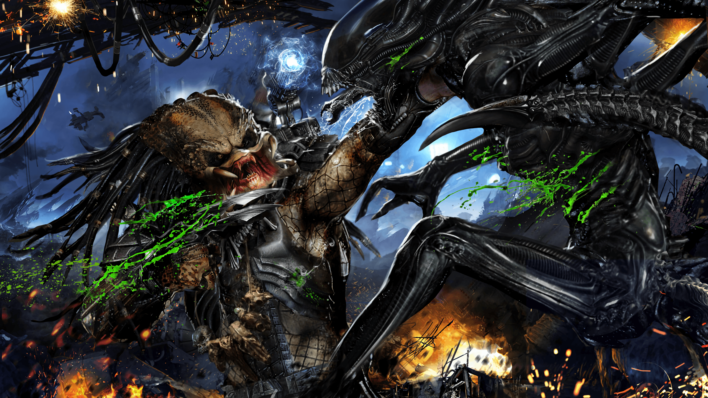 alien vs predator movie wallpaper