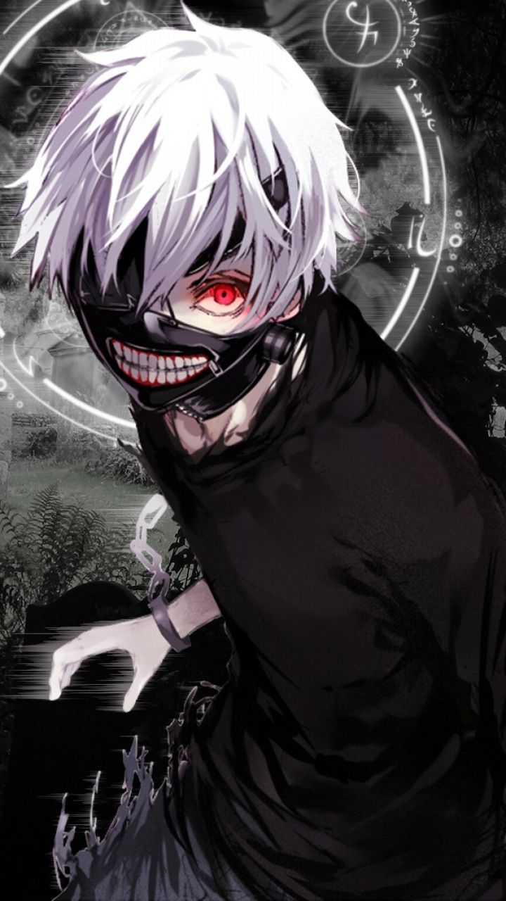 Anime Tokyo Ghoul, Ken Kaneki, 1080x2220 Phone HD Wallpaper