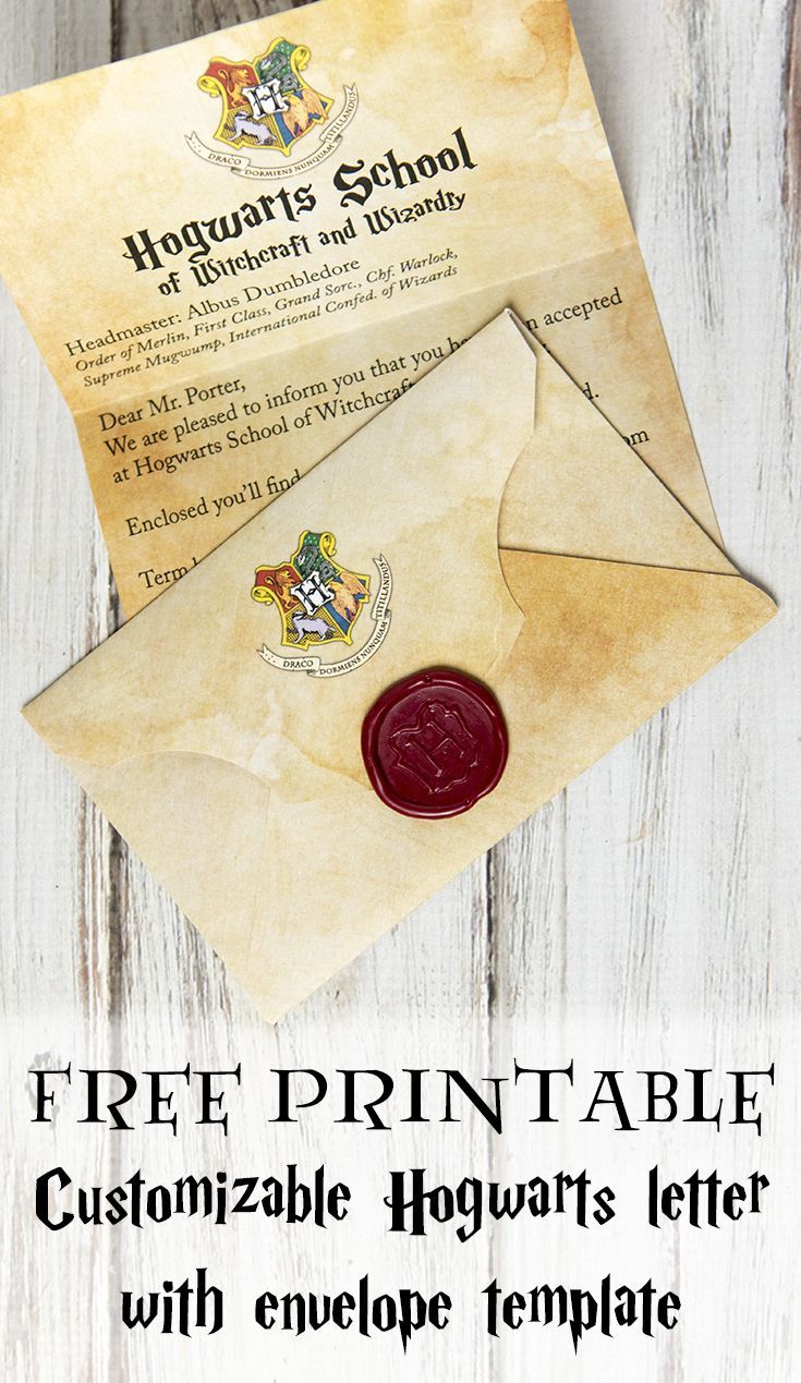 A Hogwarts acceptance letter is the perfect surprise for every