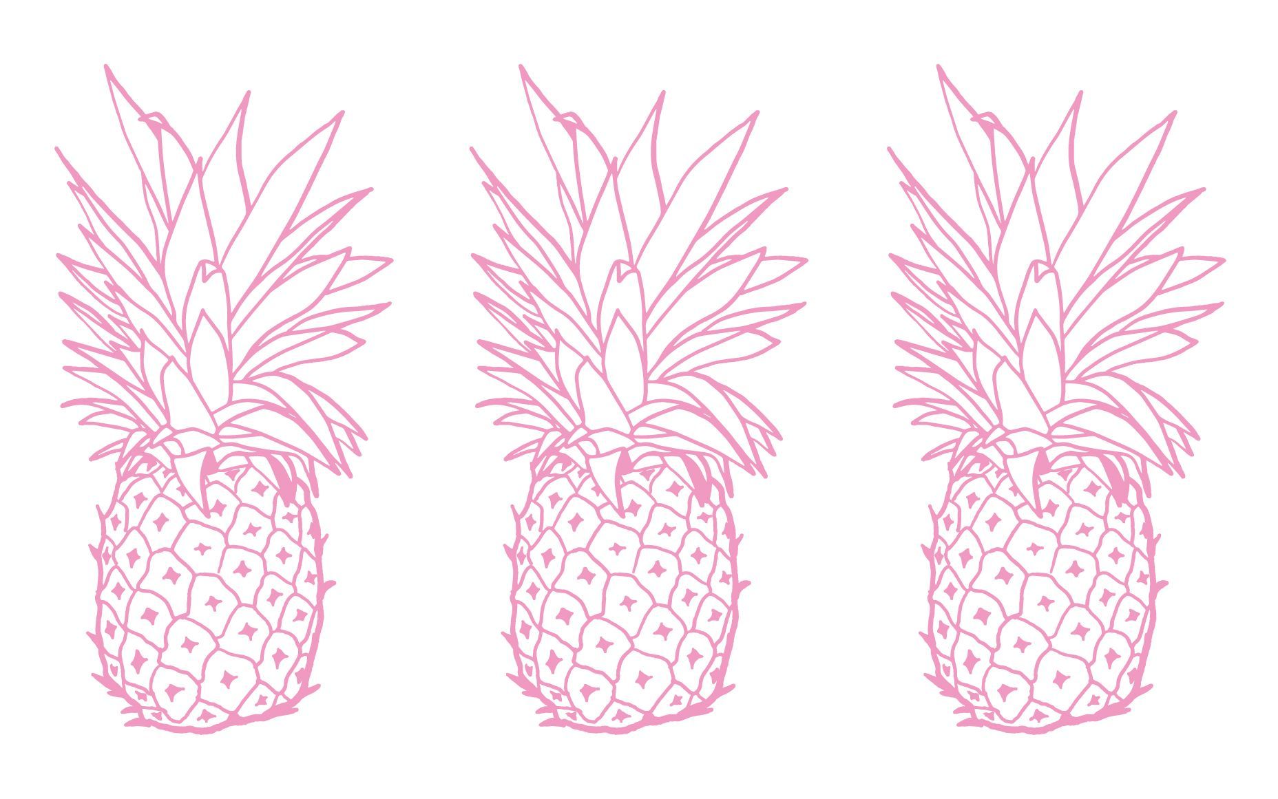 Pink Pineapple Pattern Wallpapers on WallpaperDog