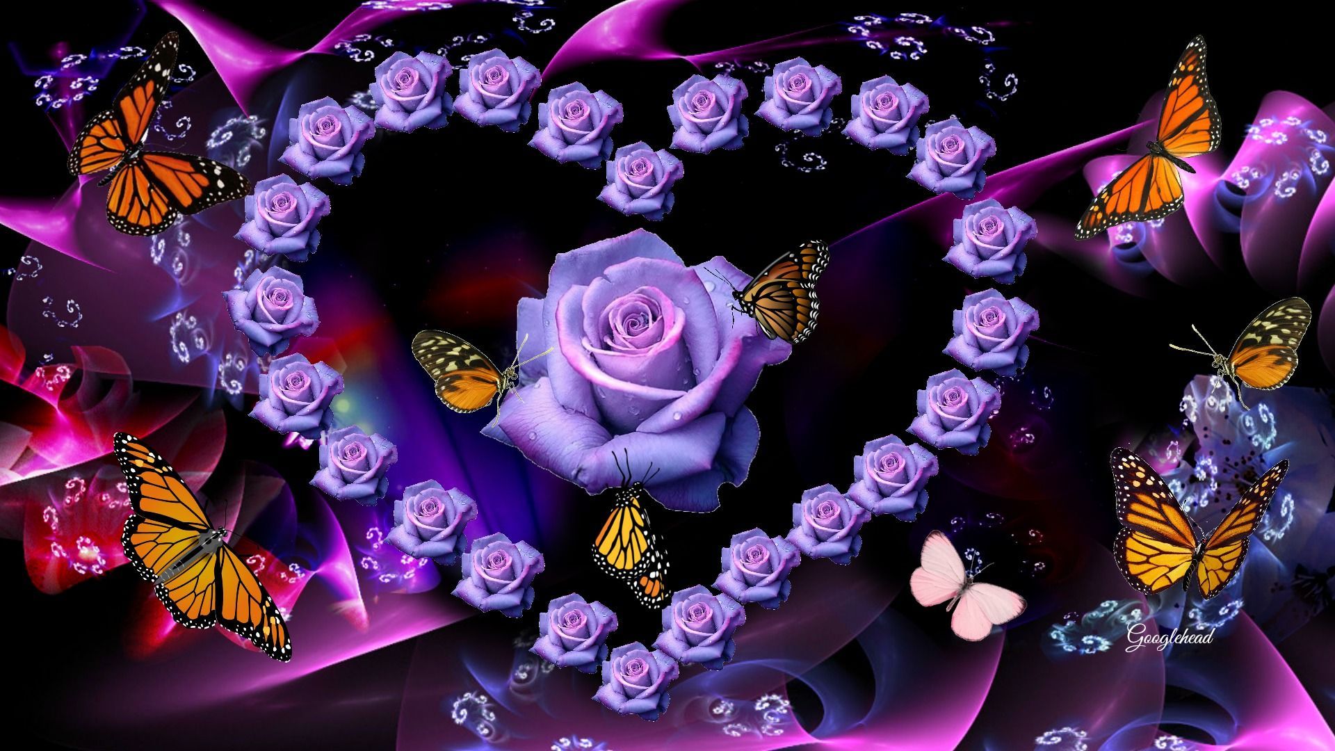 Dark Purple Flowers With Butterflies Wallpaper Wallpapers Background  Beautiful Purple Picture Background Image And Wallpaper for Free Download