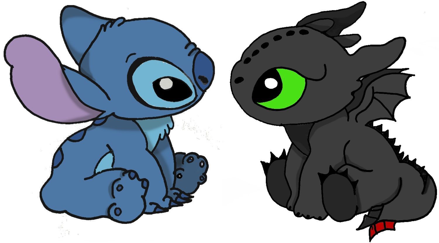 Toothless and Stitch wallpaper by Muska666  Download on ZEDGE  8010