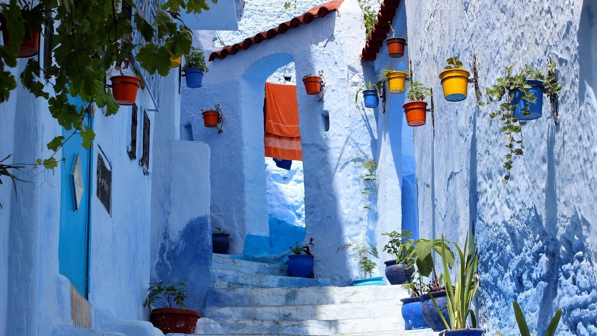 Morocco Blue City Wallpapers on WallpaperDog