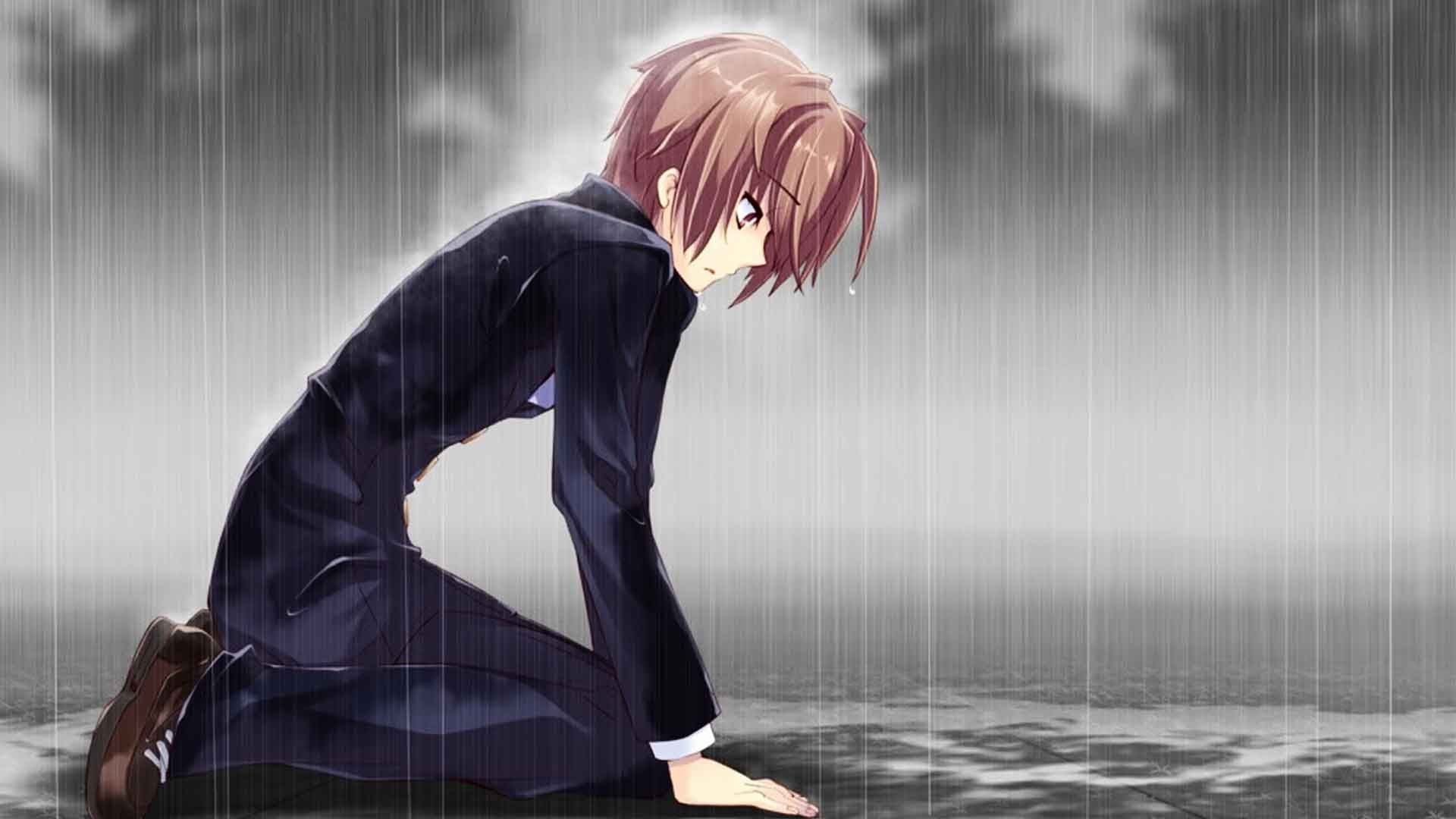 Anime Fanart Boy Sad Wallpapers - Wallpaper Cave