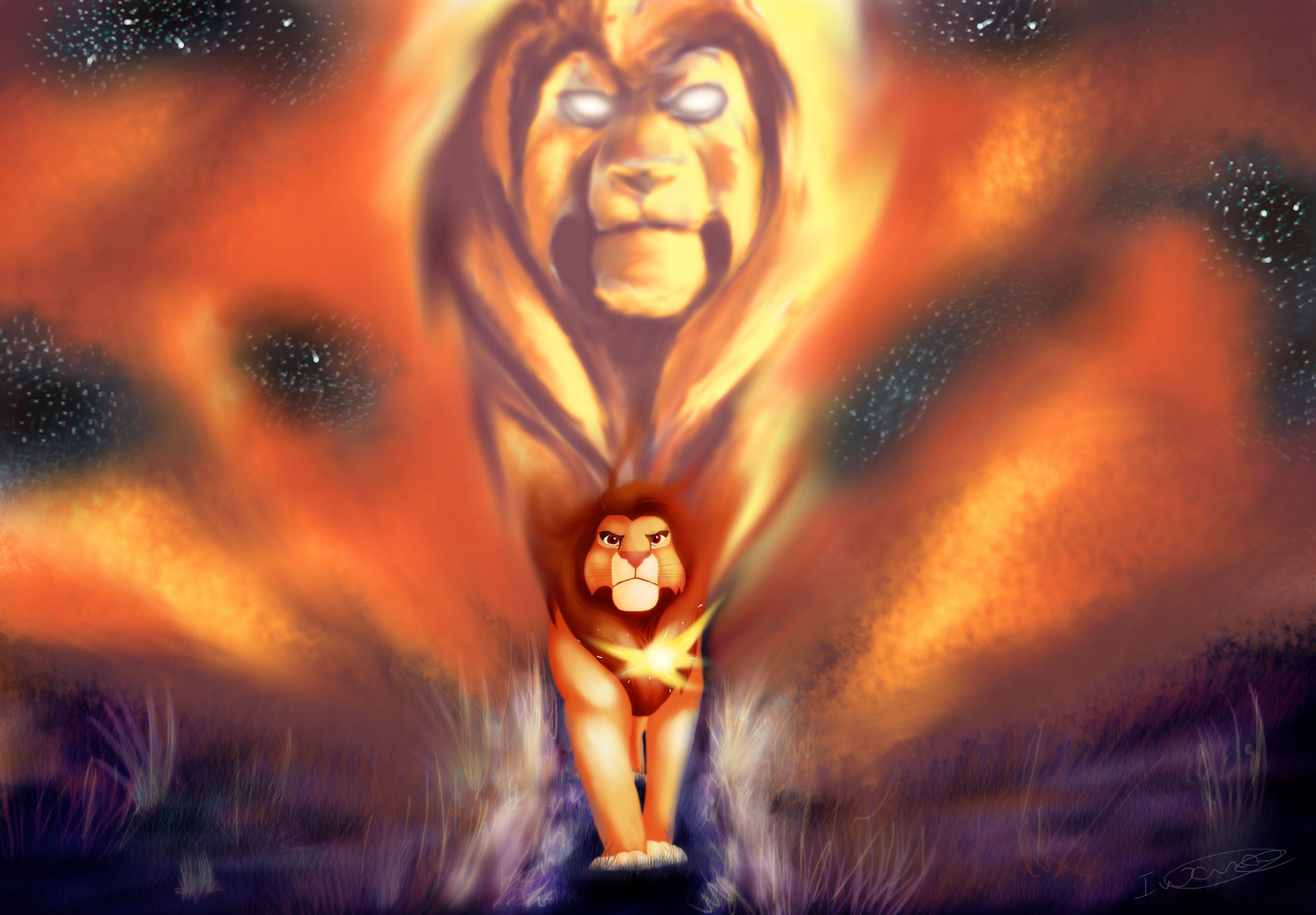 Отец симбы из мультфильма отец лев. Король Лев Муфаса и Симба. Муфаса Король Симба. Король Лев Муфаса призрак. Король Лев Симба и Муфаса звезды.