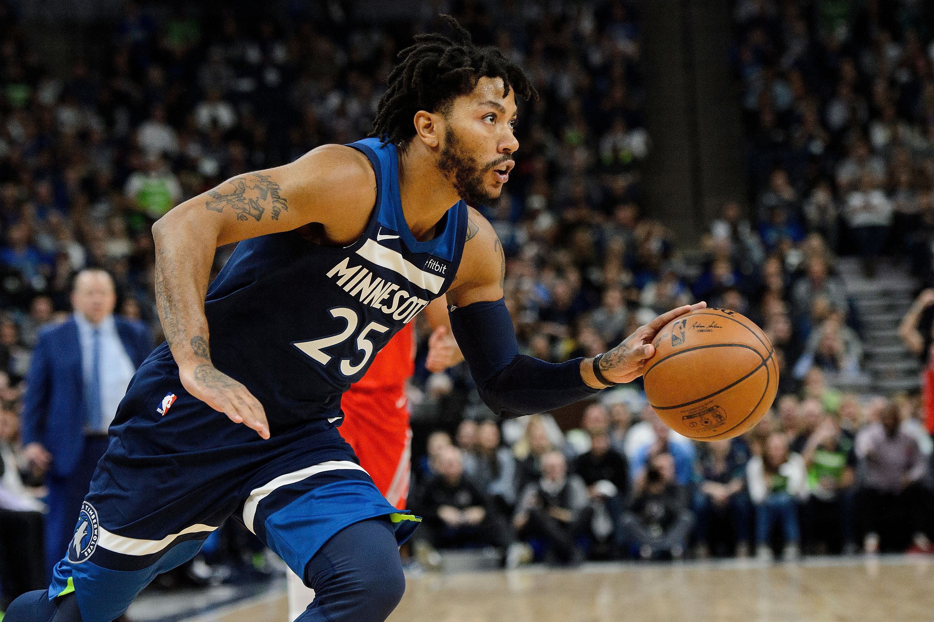 Derrick Rose Timberwolves Wallpapers on WallpaperDog
