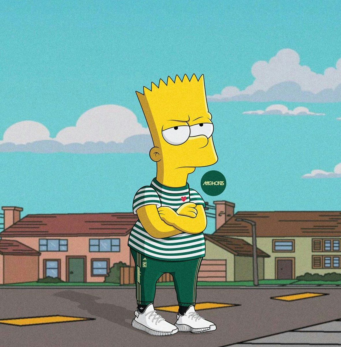 Bart Simpson Gangster Wallpapers on WallpaperDog