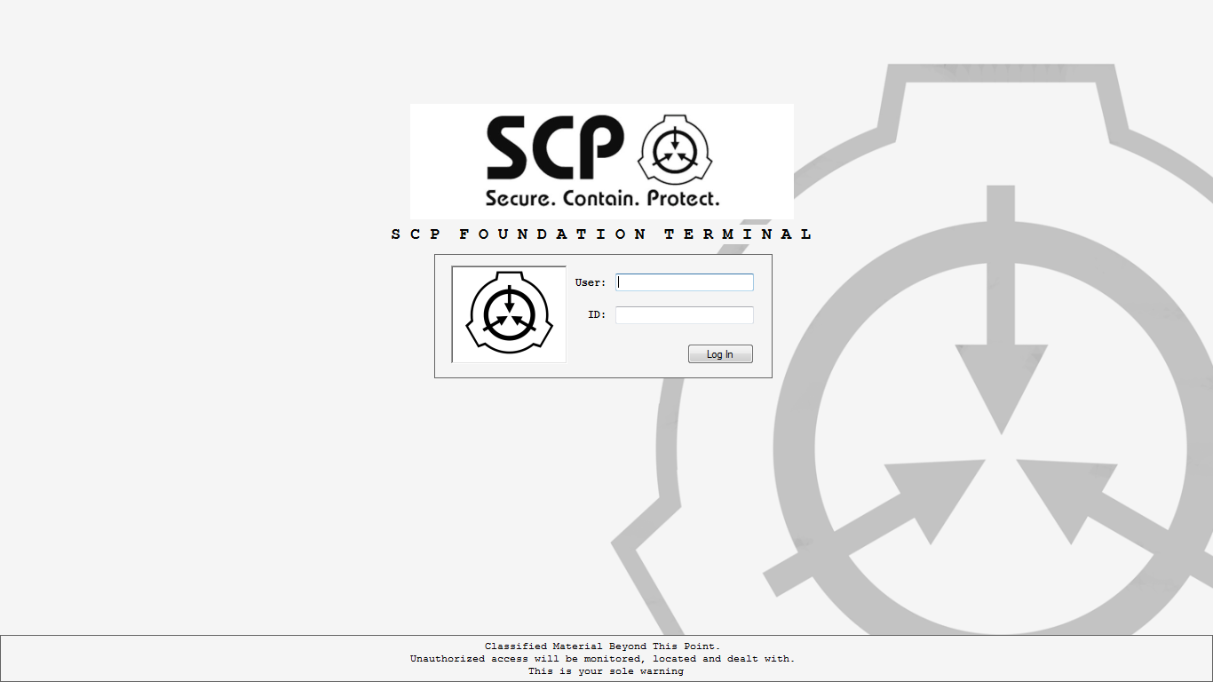 Download free Scp Logo On The Wall Wallpaper 