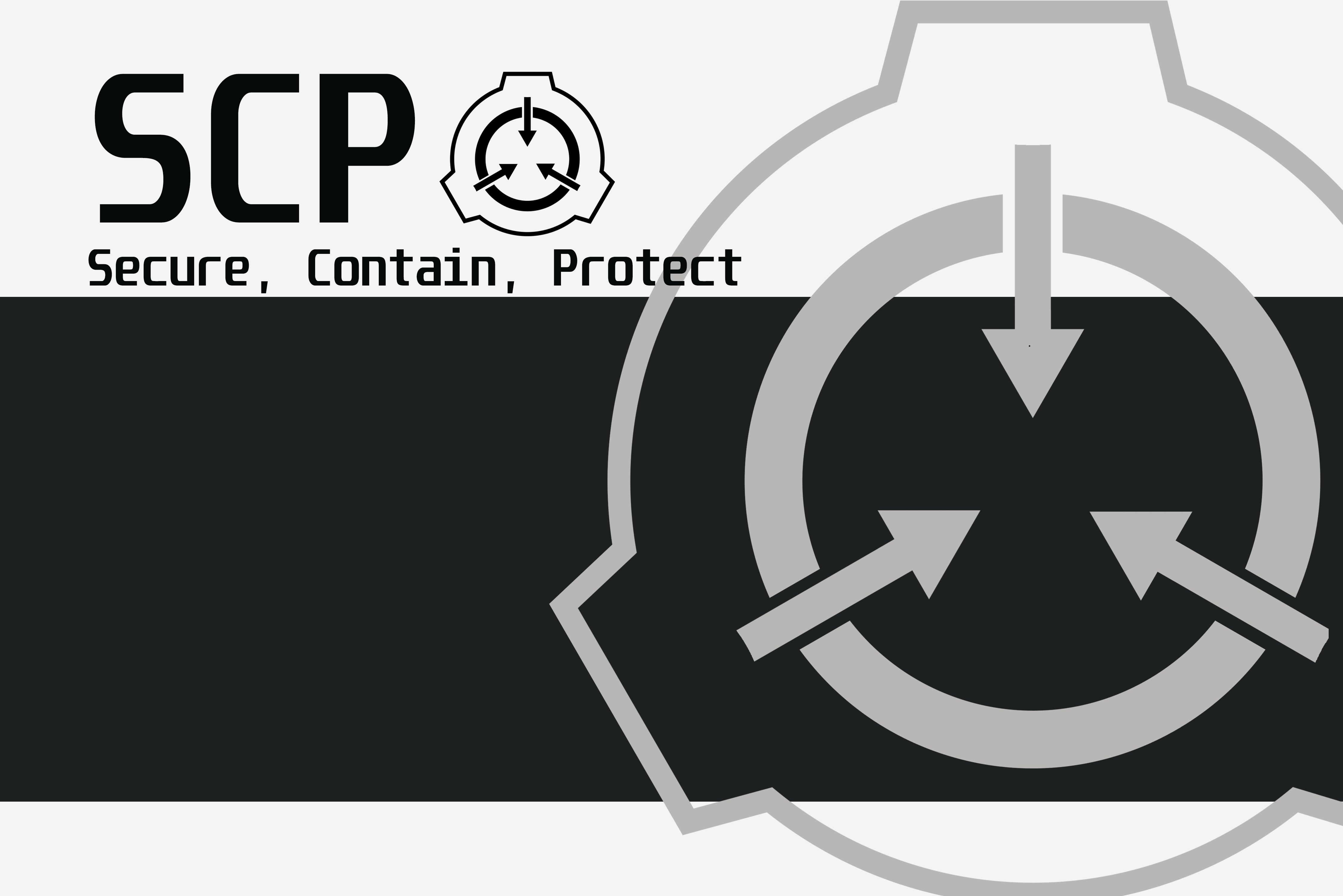 Download free Dark Textured Scp Logo Wallpaper 