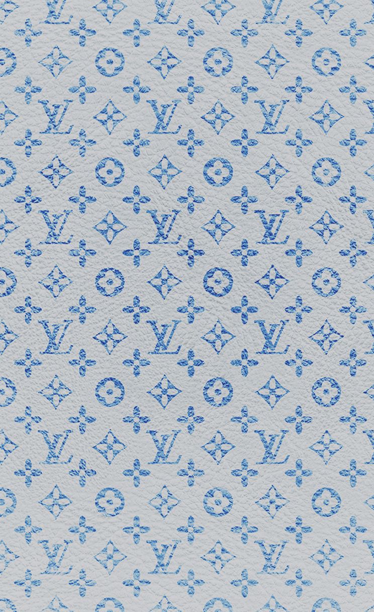 Blue Louis vuitton wallpaper  Louis vuitton iphone wallpaper