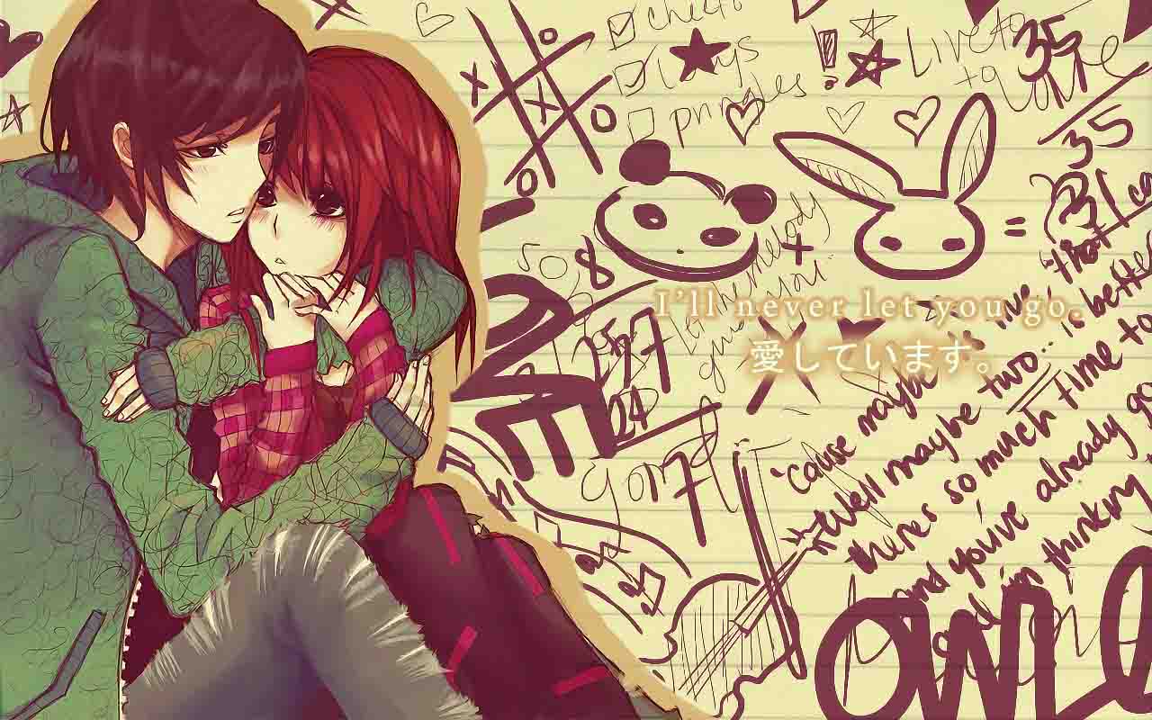 Tumblr Anime Couple Wallpapers on WallpaperDog