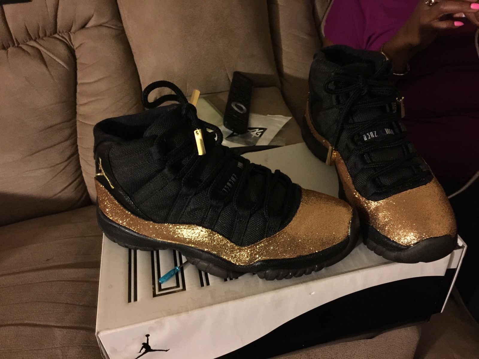 Jordan 11 Gold Wallpapers on WallpaperDog