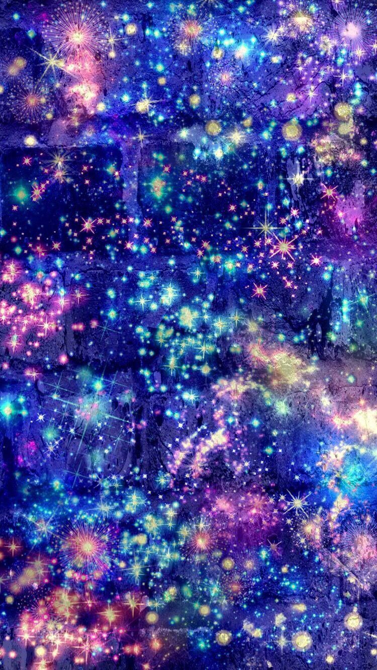 Galaxy Glitter Bomb Wallpaper by AJMoon | Society6