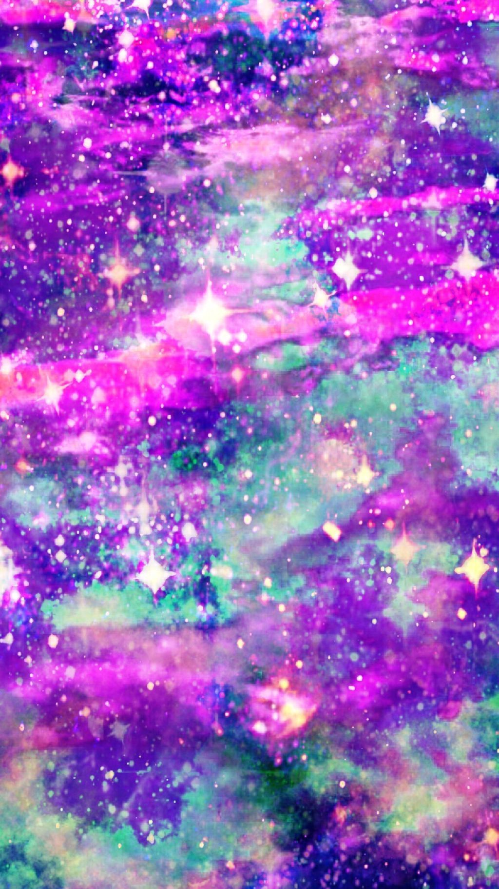 Galaxy Glitter Desktop Wallpaper